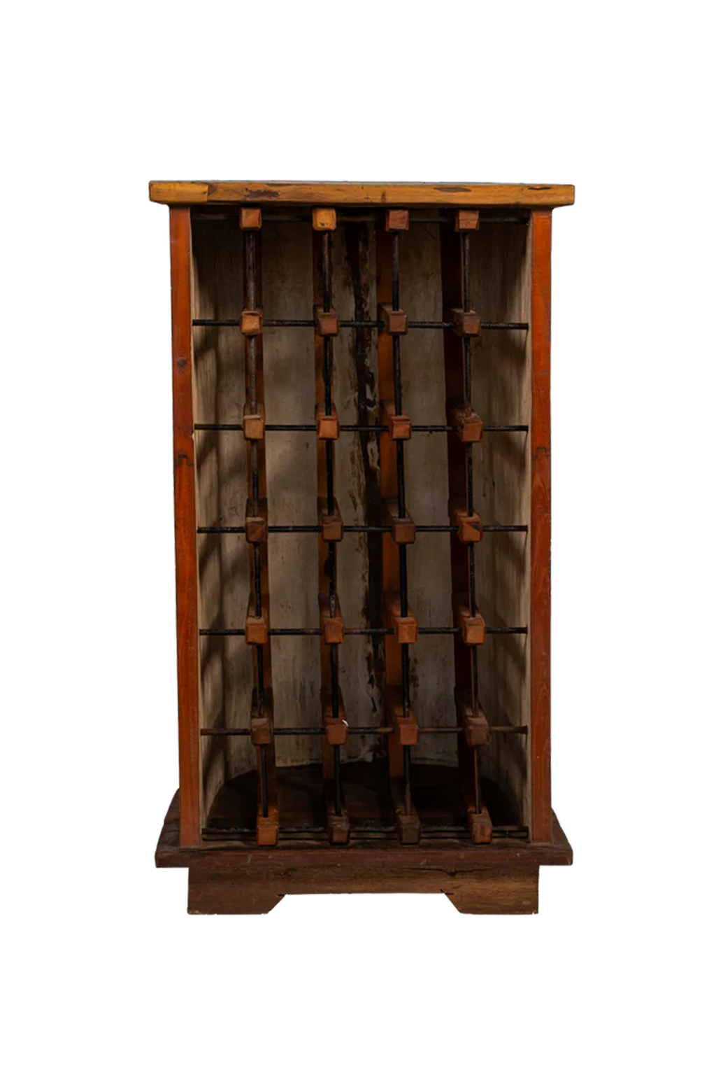 Reclaimed Pillar Wine Rack