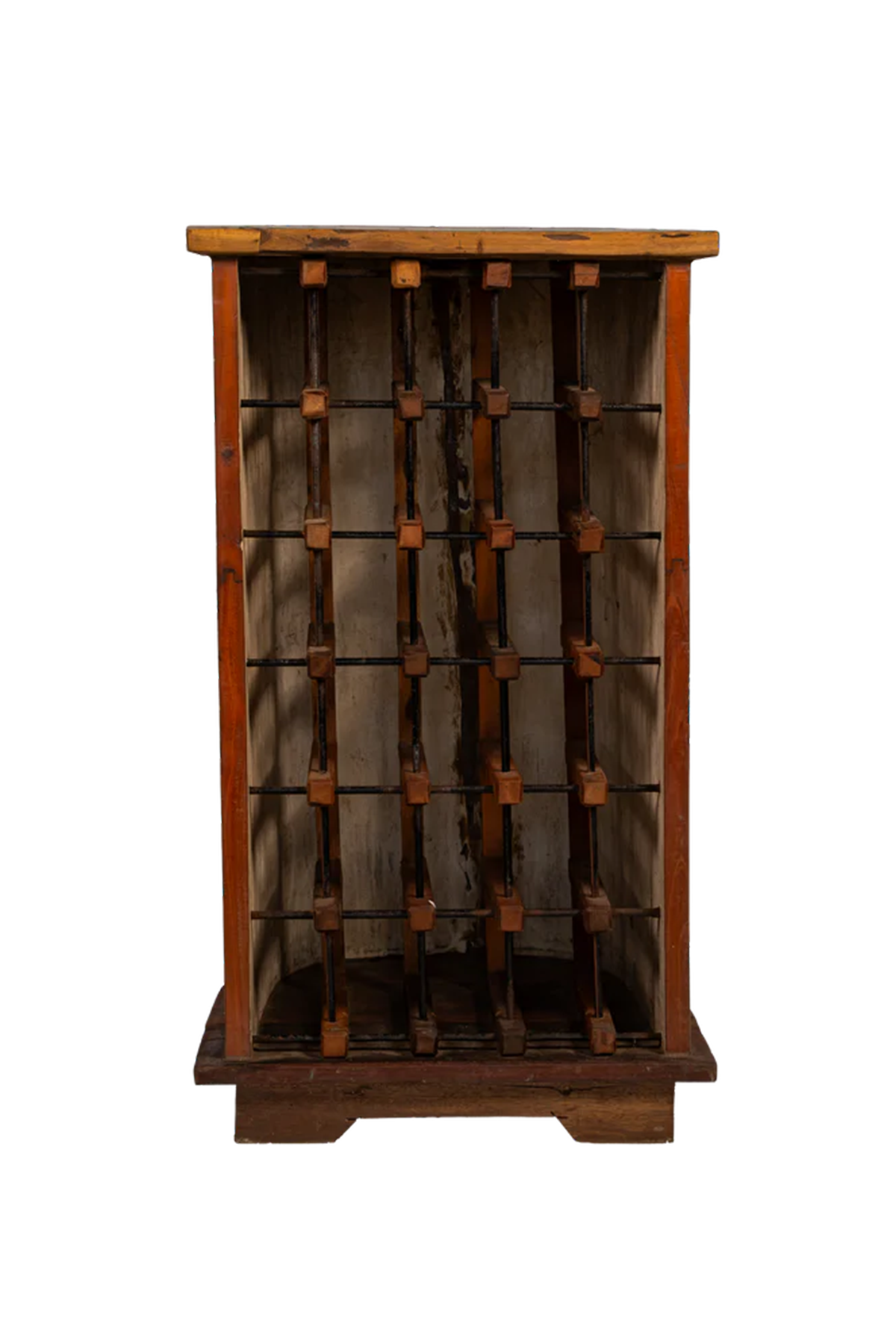 Reclaimed Pillar Wine Rack