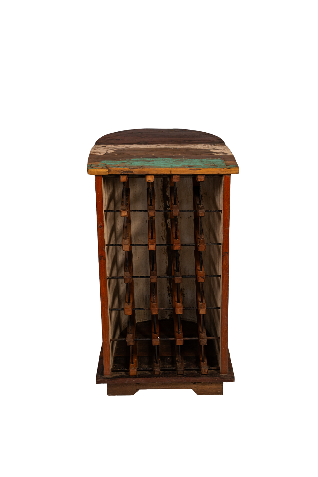 Reclaimed Pillar Wine Rack