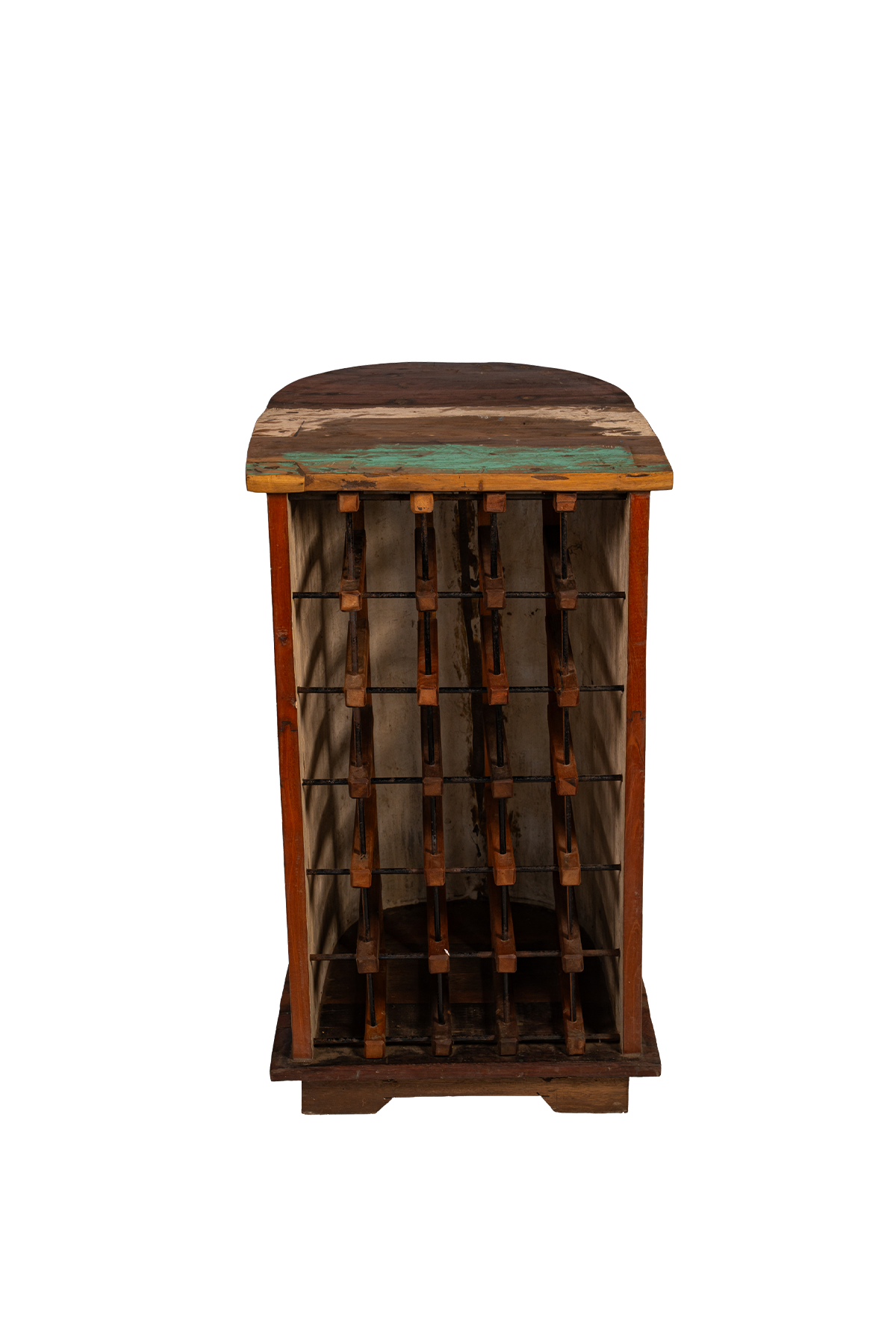 Reclaimed Pillar Wine Rack