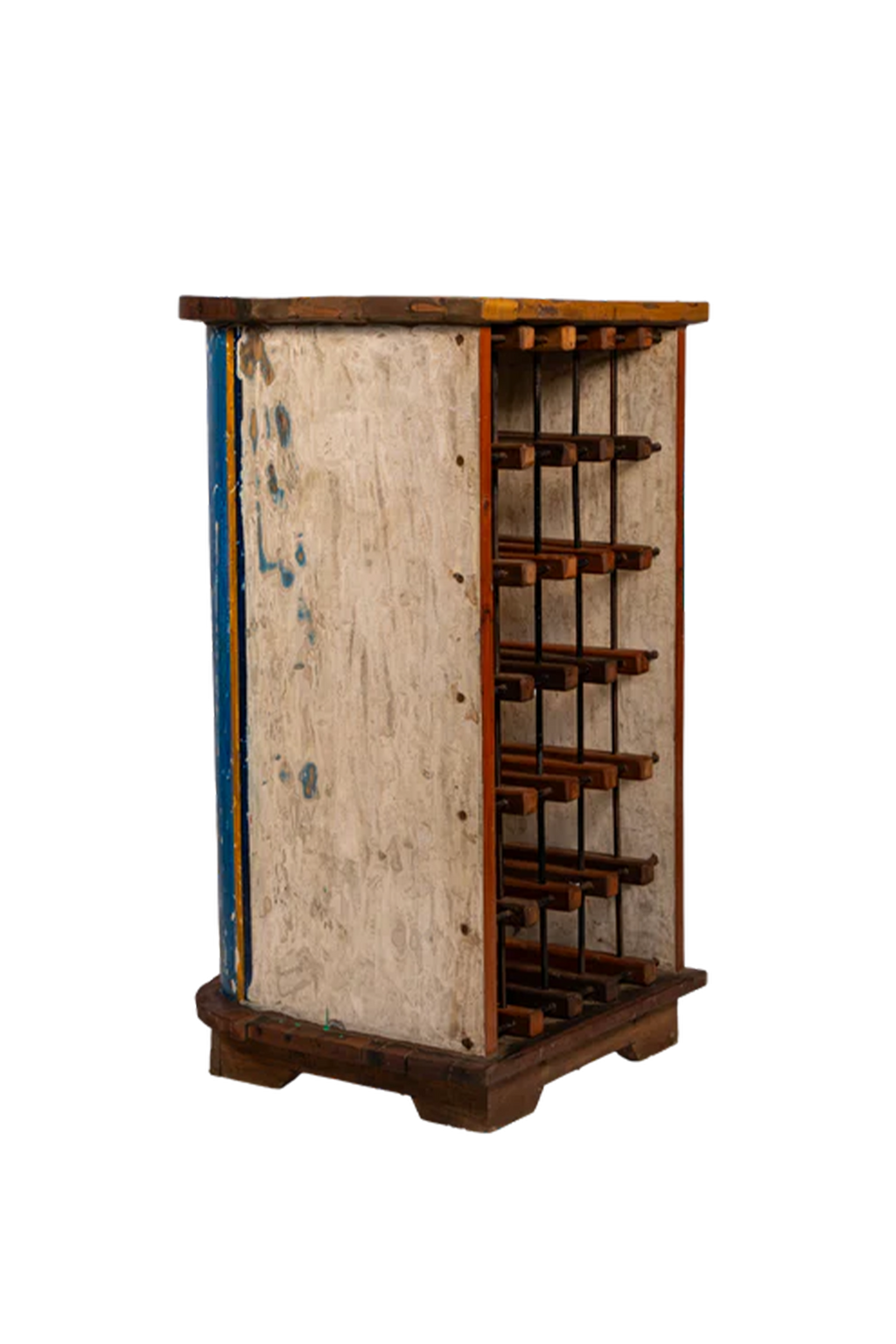 Reclaimed Pillar Wine Rack