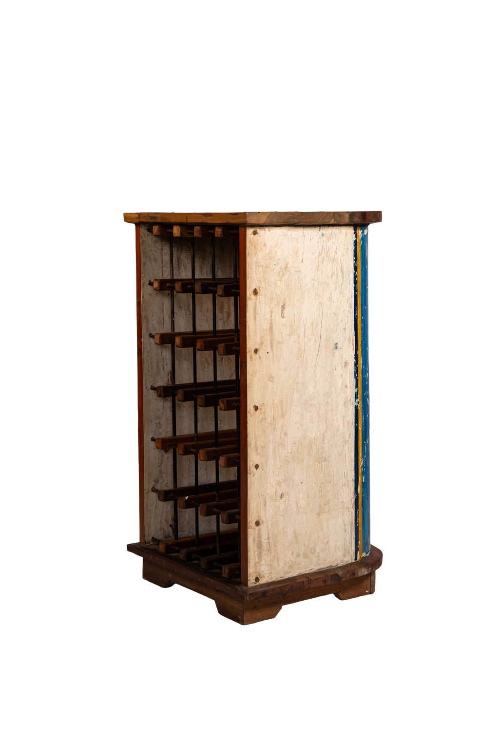 Reclaimed Pillar Wine Rack