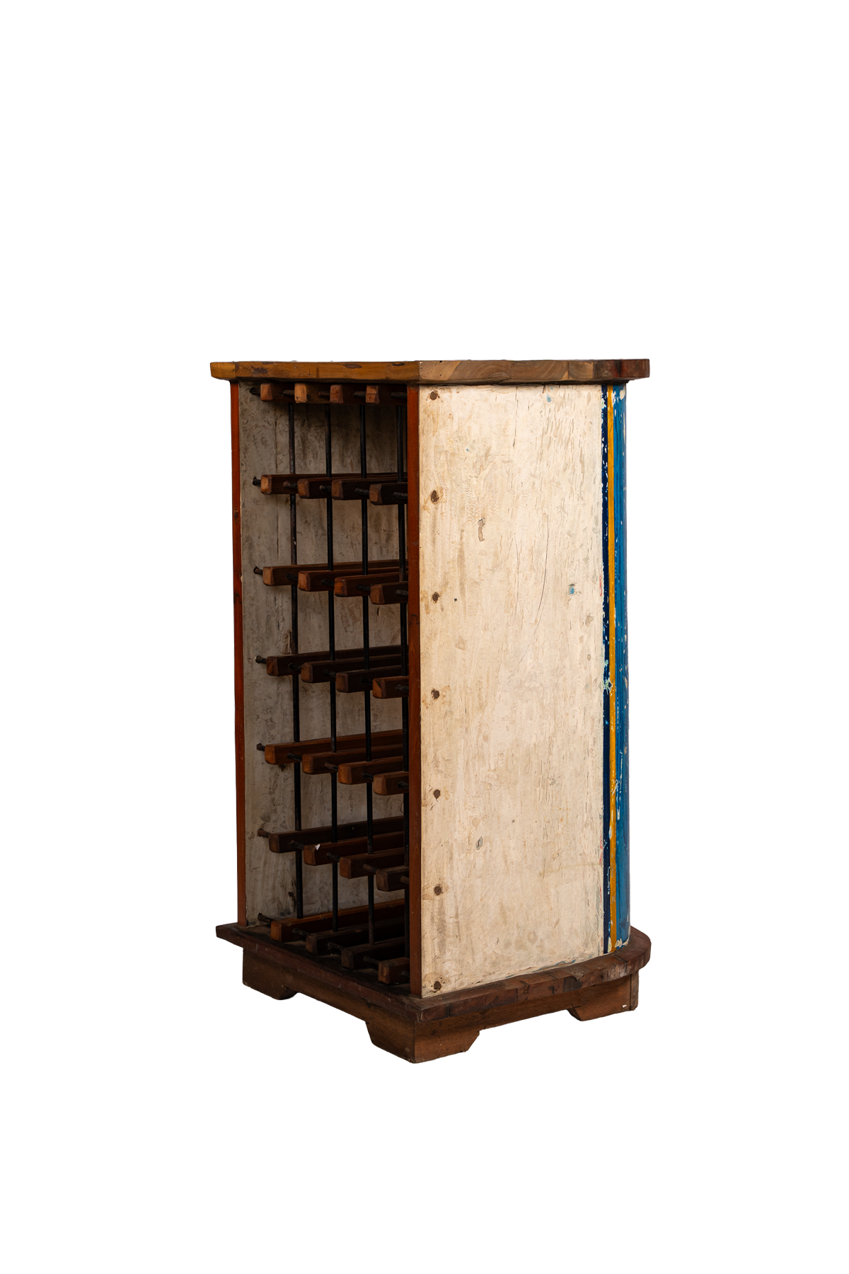 Reclaimed Pillar Wine Rack